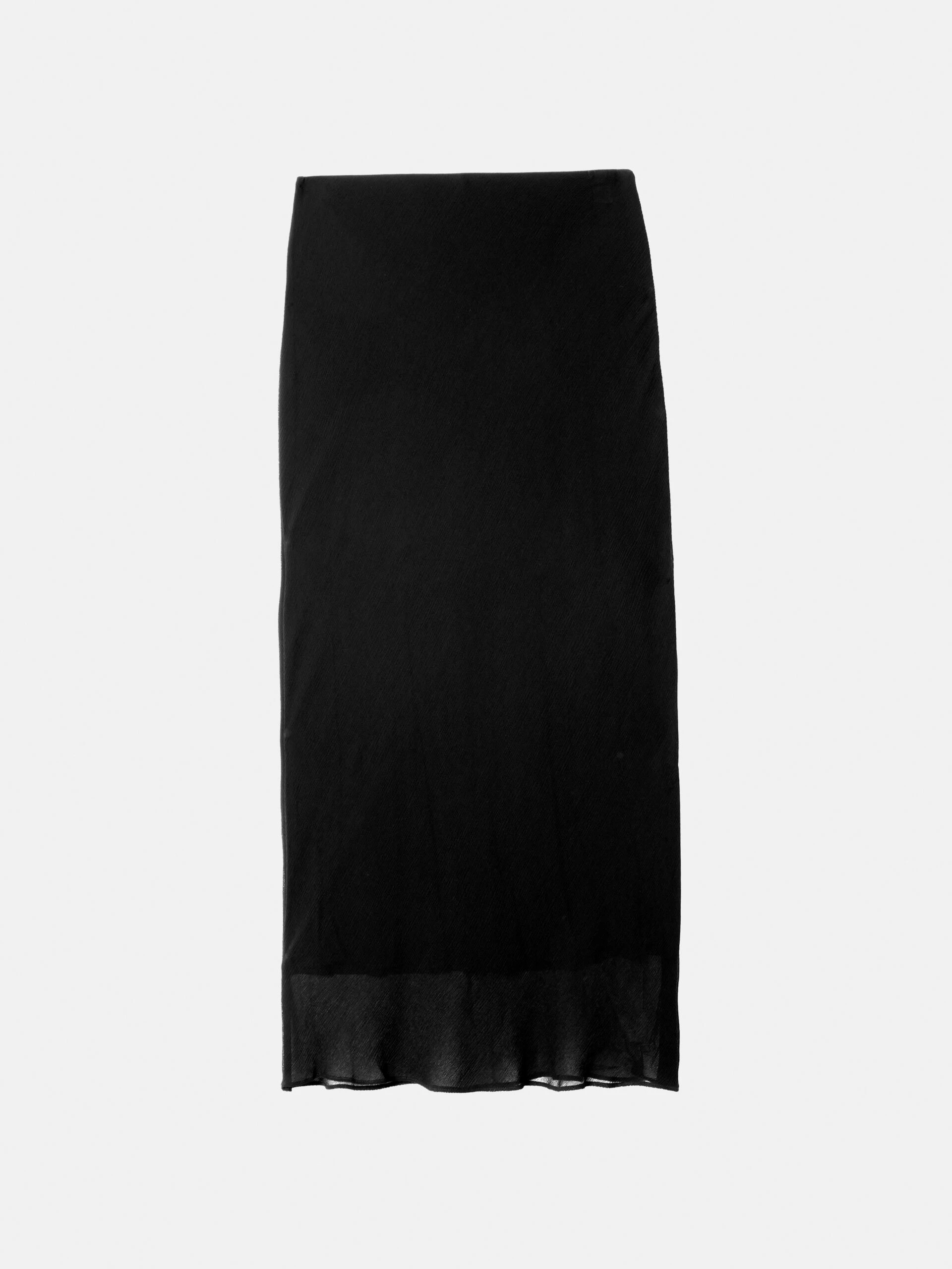 Crinkle Bias Maxi Skirt | Black 8 Crinkle Bias Maxi Skirt | Black - Image 8