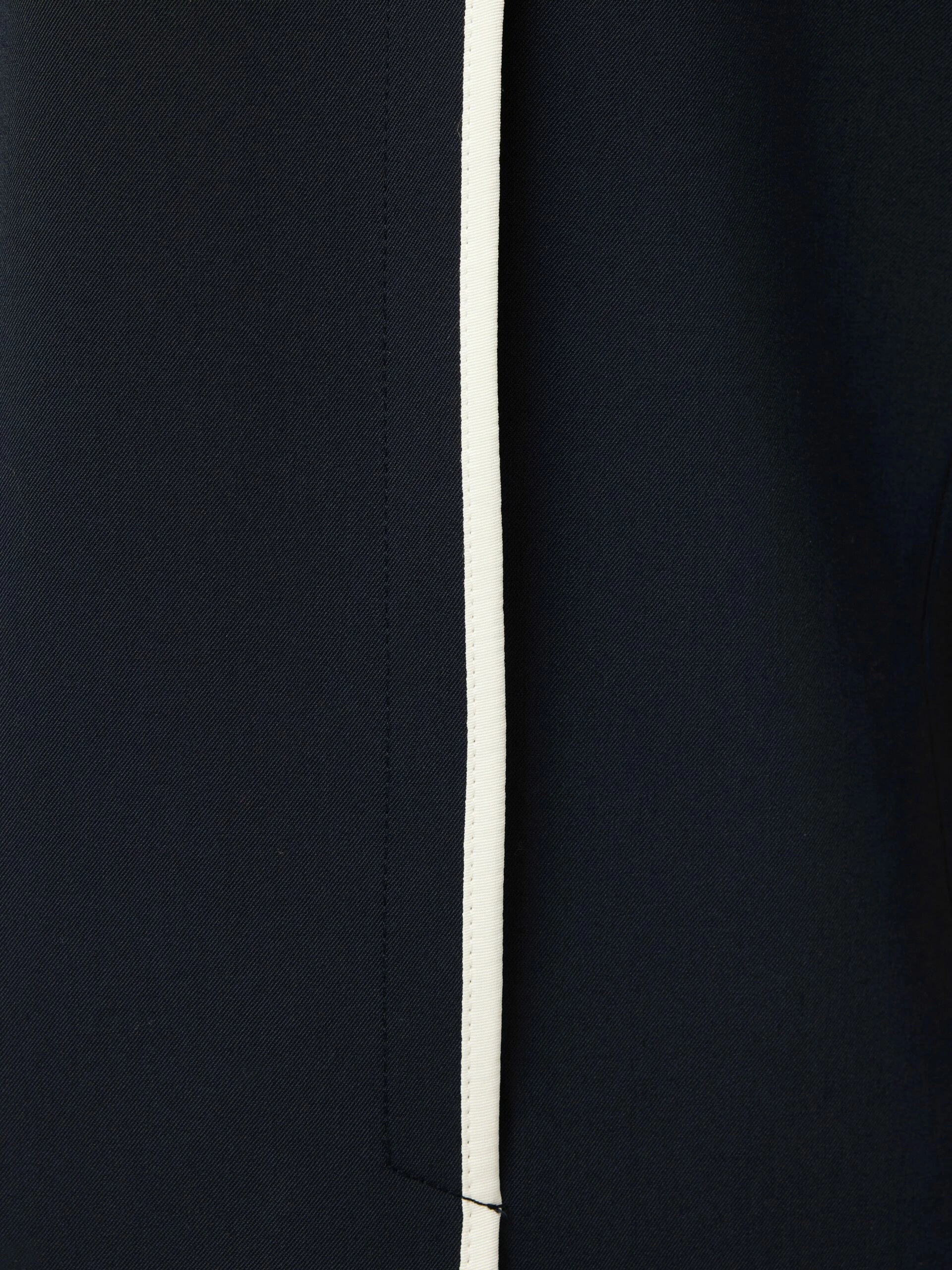 Piped Detail Tailored Blazer | Navy 8 Piped Detail Tailored Blazer | Navy - Image 8