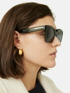 Maldon D-Frame Sunglasses | Green -Jigsaw Shop J46907 GN000 2 a1ddee1a 104f 4e41 a0c8 0805f4c5ac95