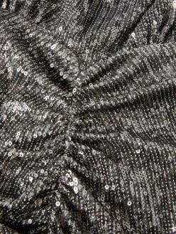 Sequin High Neck Dress | Gunmetal -Jigsaw Shop J46935 GY012 STILL 11 1