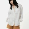 Linen Relaxed Shirt | White