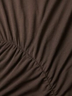 Drape Pleat Jersey Dress | Brown -Jigsaw Shop J47005 BR000 STILL 11 1