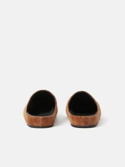 Northam Suede Mule | Dark Tan -Jigsaw Shop J47033 BR049 STILL 5