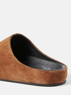 Northam Suede Mule | Dark Tan -Jigsaw Shop J47033 BR049 STILL 7