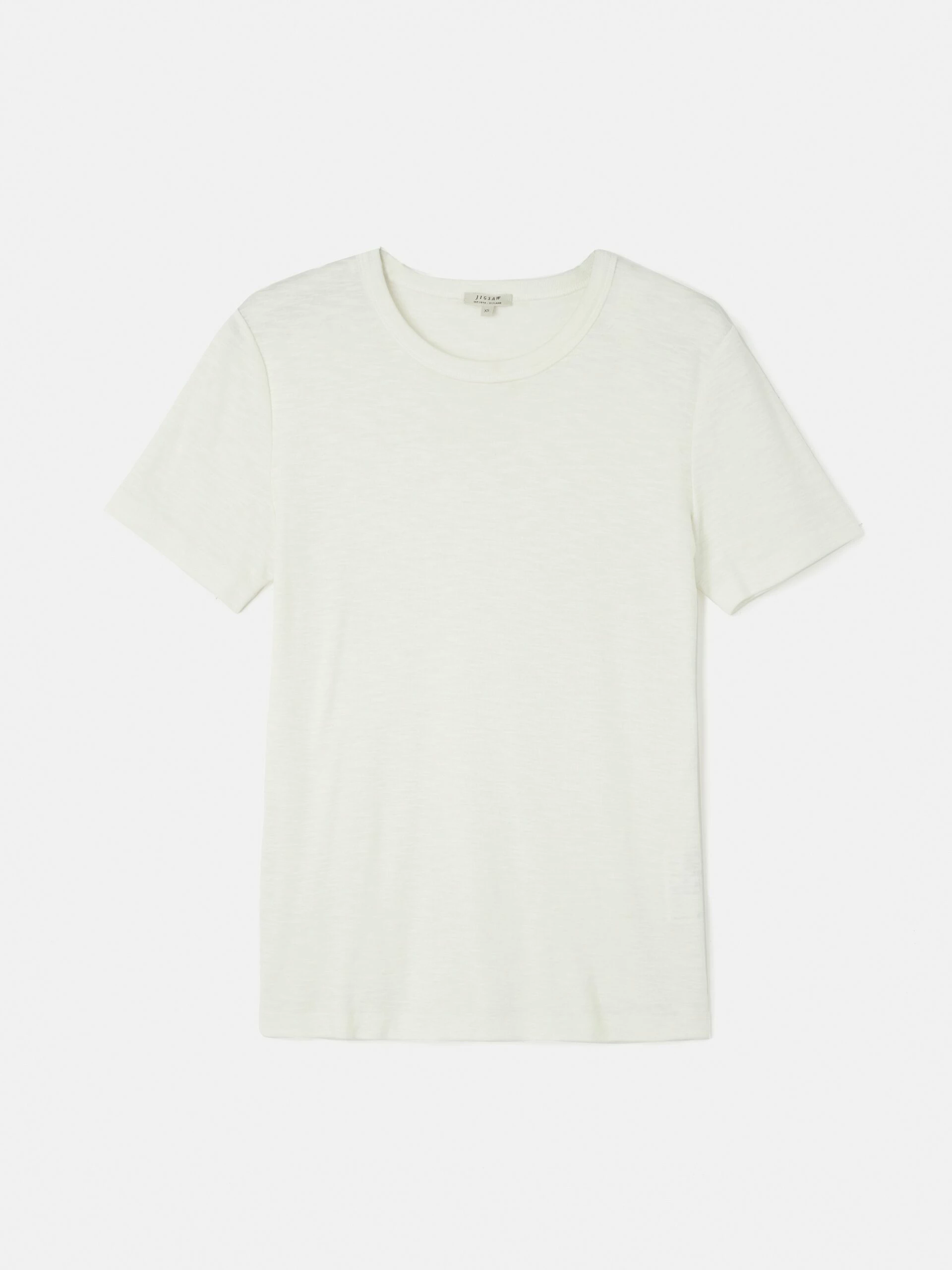 Cotton Luxe Short Sleeve Tee | Cream 6 Cotton Luxe Short Sleeve Tee | Cream - Image 6