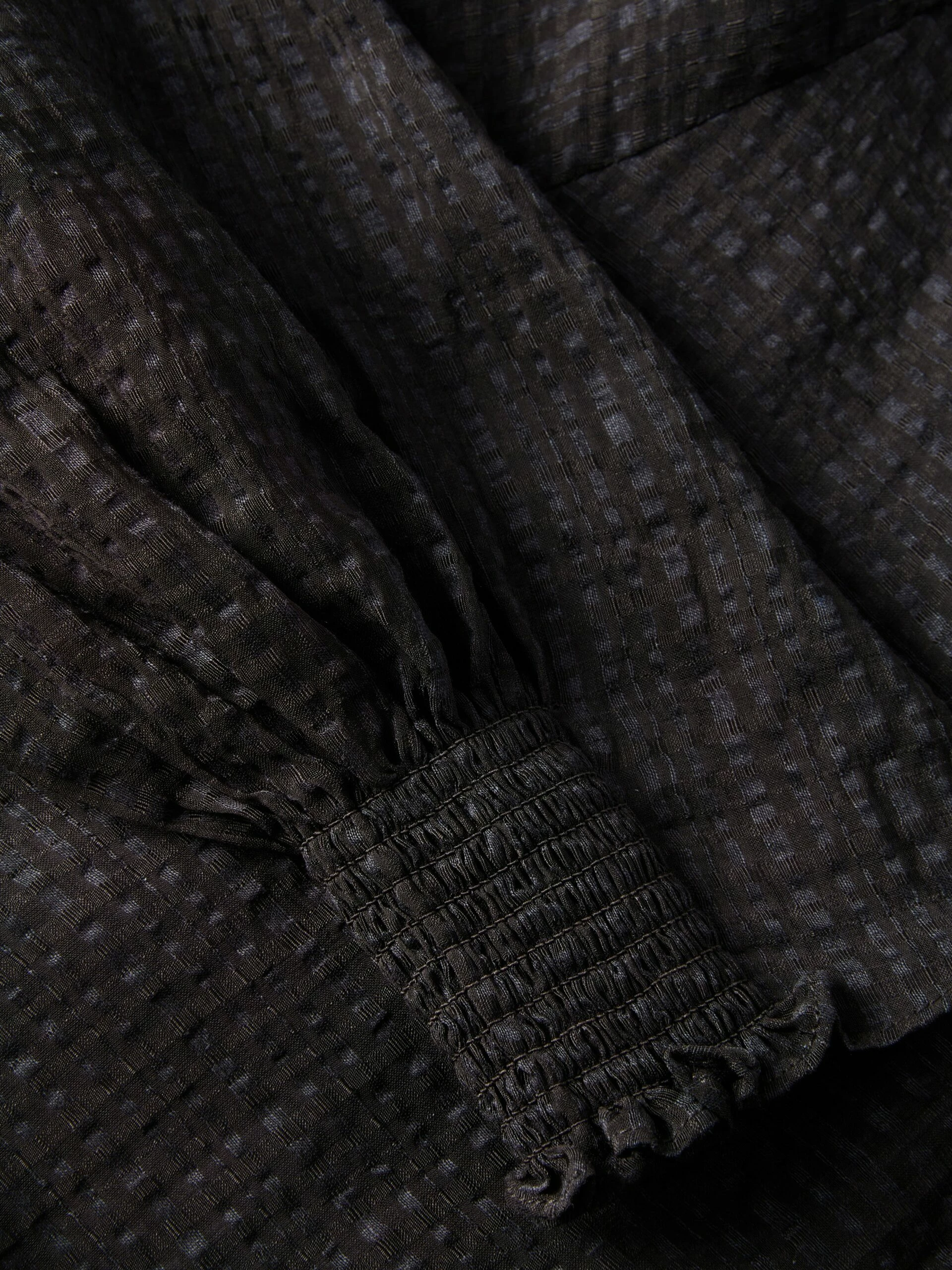 Silk Linen Gauze Maxi Dress | Brown 7 Silk Linen Gauze Maxi Dress | Brown - Image 7