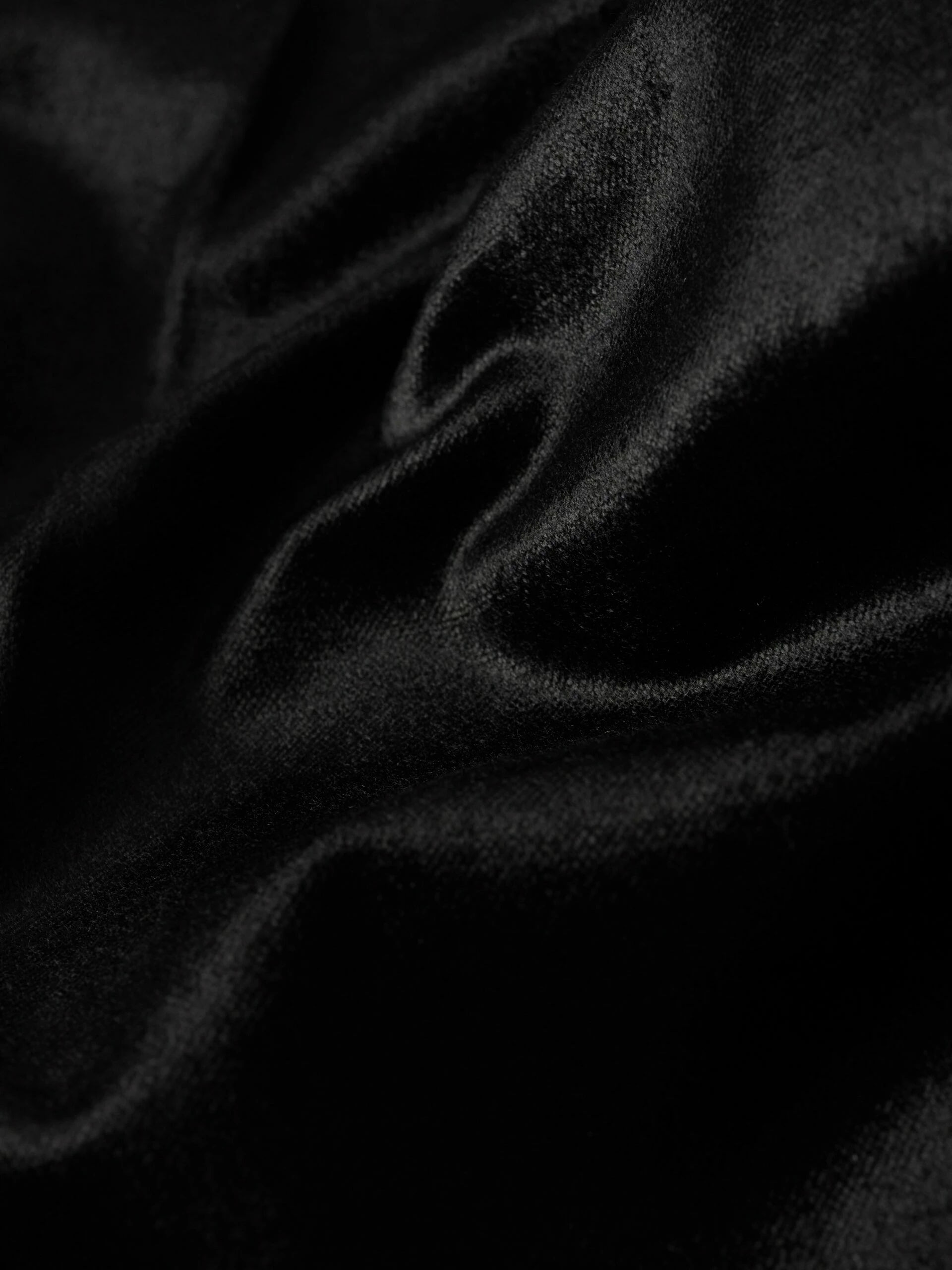 Velvet Wide Leg Trouser | Black 6 Velvet Wide Leg Trouser | Black - Image 6