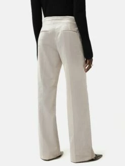 Velvet Wide Leg Trouser | Grey 11 Velvet Wide Leg Trouser | Grey -Jigsaw Shop J47119 GY000 5