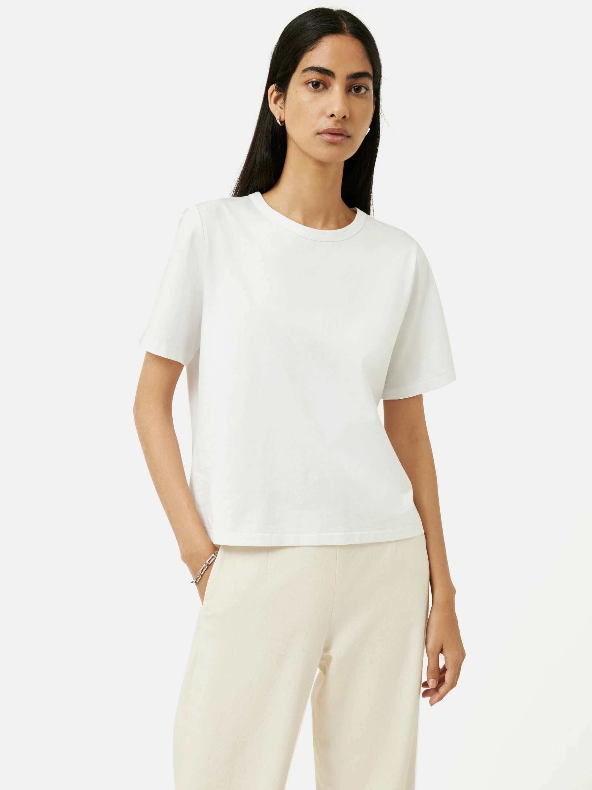 Heavy Cotton Boy T-shirt | White 3 Heavy Cotton Boy T-shirt | White - Image 3