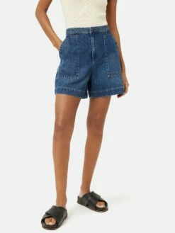 Patch Pocket Shorts | Blue