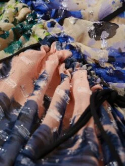 Ikat Posy Metallic Maxi Dress | Multi -Jigsaw Shop J47211 AS011 11