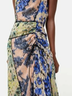 Ikat Posy Metallic Maxi Dress | Multi -Jigsaw Shop J47211 AS011 7