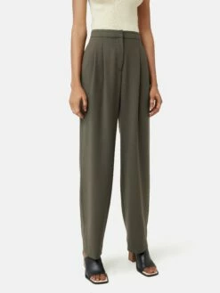 Fluid Twill Chaplin Trouser | Grey