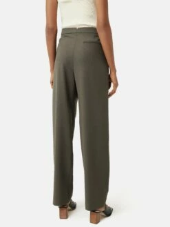 Fluid Twill Chaplin Trouser | Grey -Jigsaw Shop J47227 GY000 5