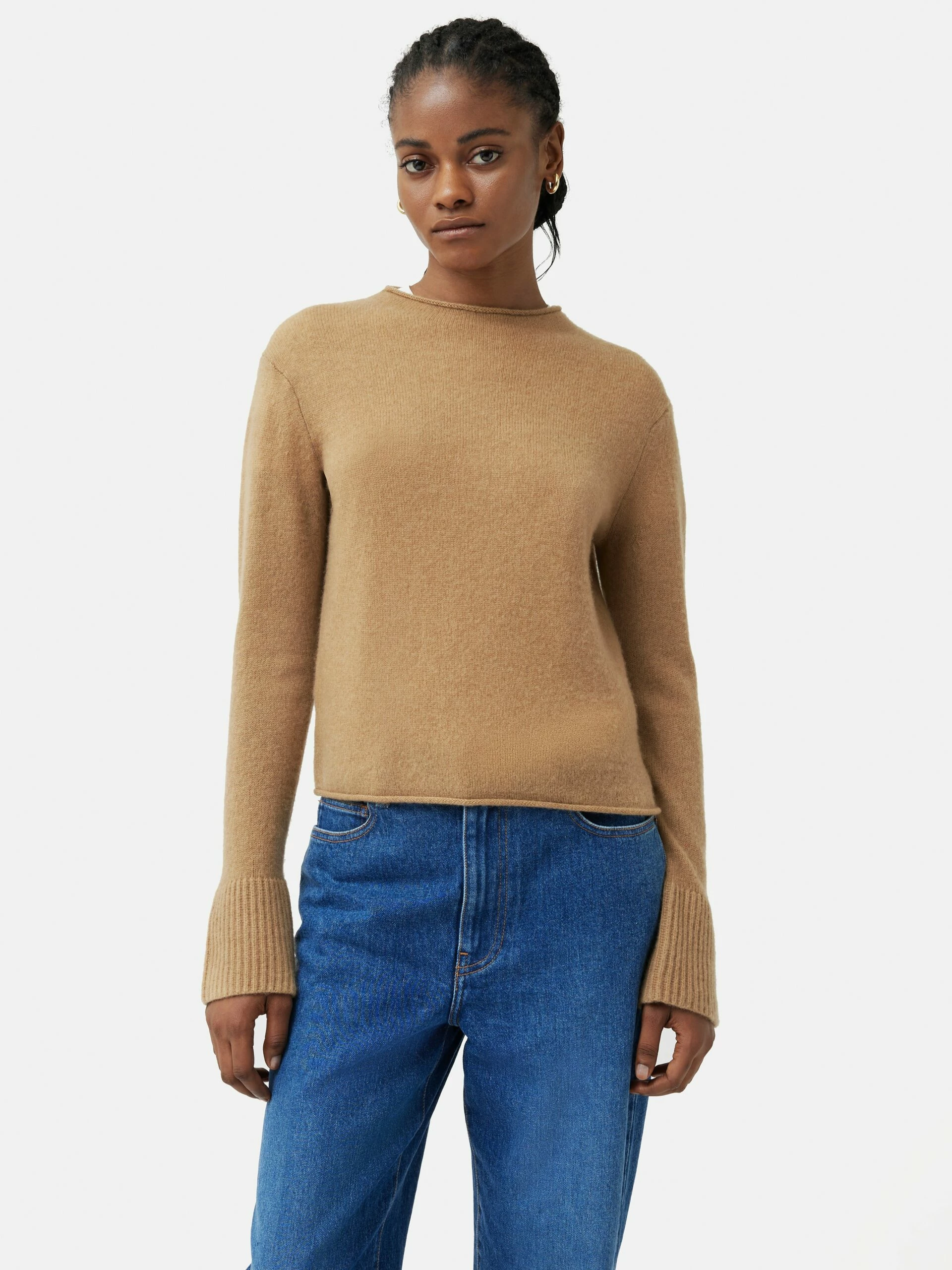 Cloud Cashmere Eldon Jumper | Camel 1 Cloud Cashmere Eldon Jumper | Camel