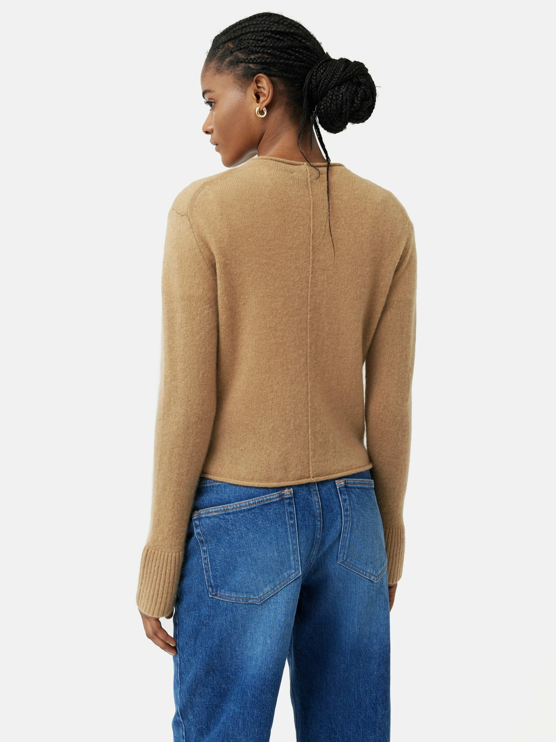 Cloud Cashmere Eldon Jumper | Camel 5 Cloud Cashmere Eldon Jumper | Camel - Image 5