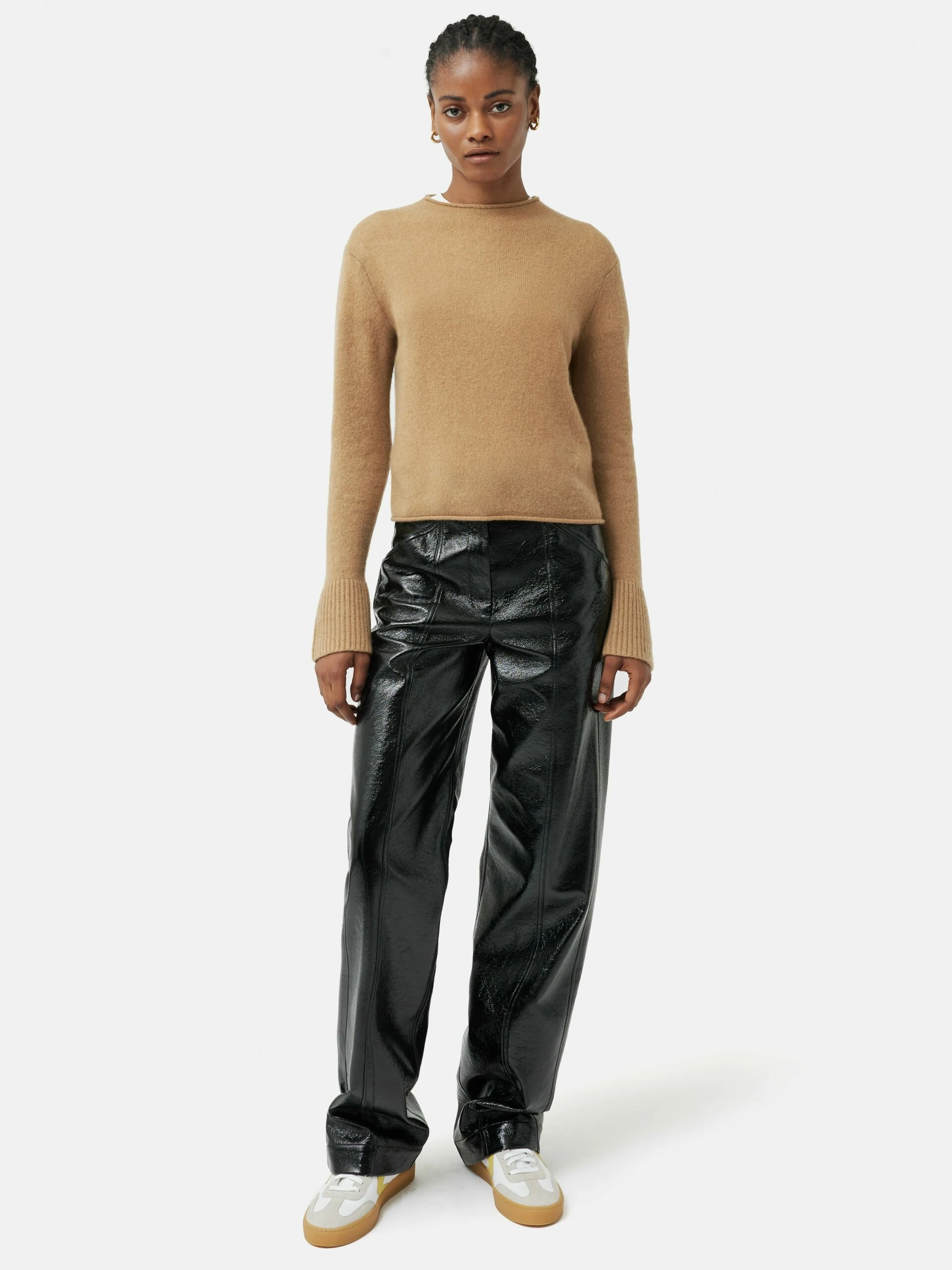 Cloud Cashmere Eldon Jumper | Camel 7 Cloud Cashmere Eldon Jumper | Camel - Image 7