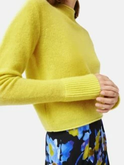 Cloud Cashmere Eldon Jumper | Yellow -Jigsaw Shop J47245 YE000 7