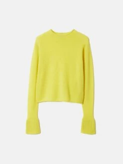 Cloud Cashmere Eldon Jumper | Yellow -Jigsaw Shop J47245 YE000 STILL 10