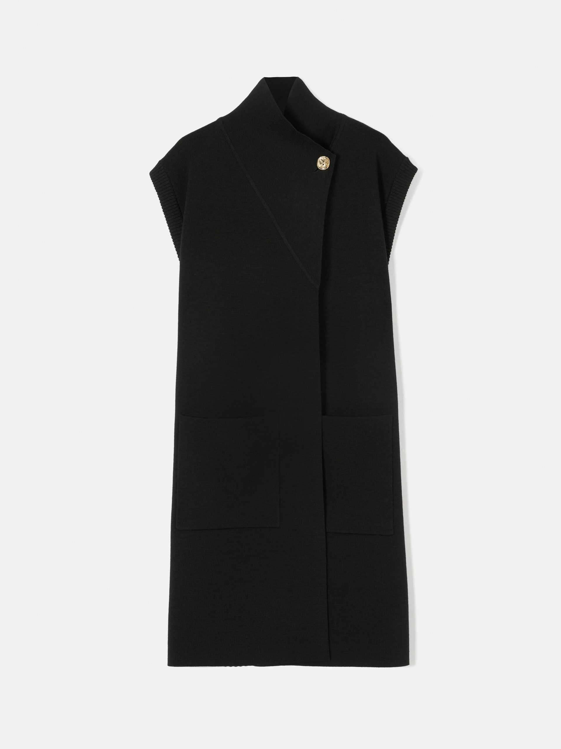 Milano Longline Gilet | Black 7 Milano Longline Gilet | Black - Image 7