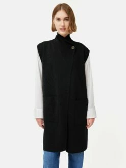 Milano Longline Gilet | Black