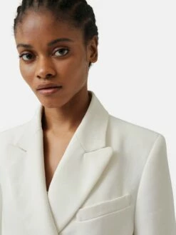 Military Jacket | Cream -Jigsaw Shop J47288 CR000 1