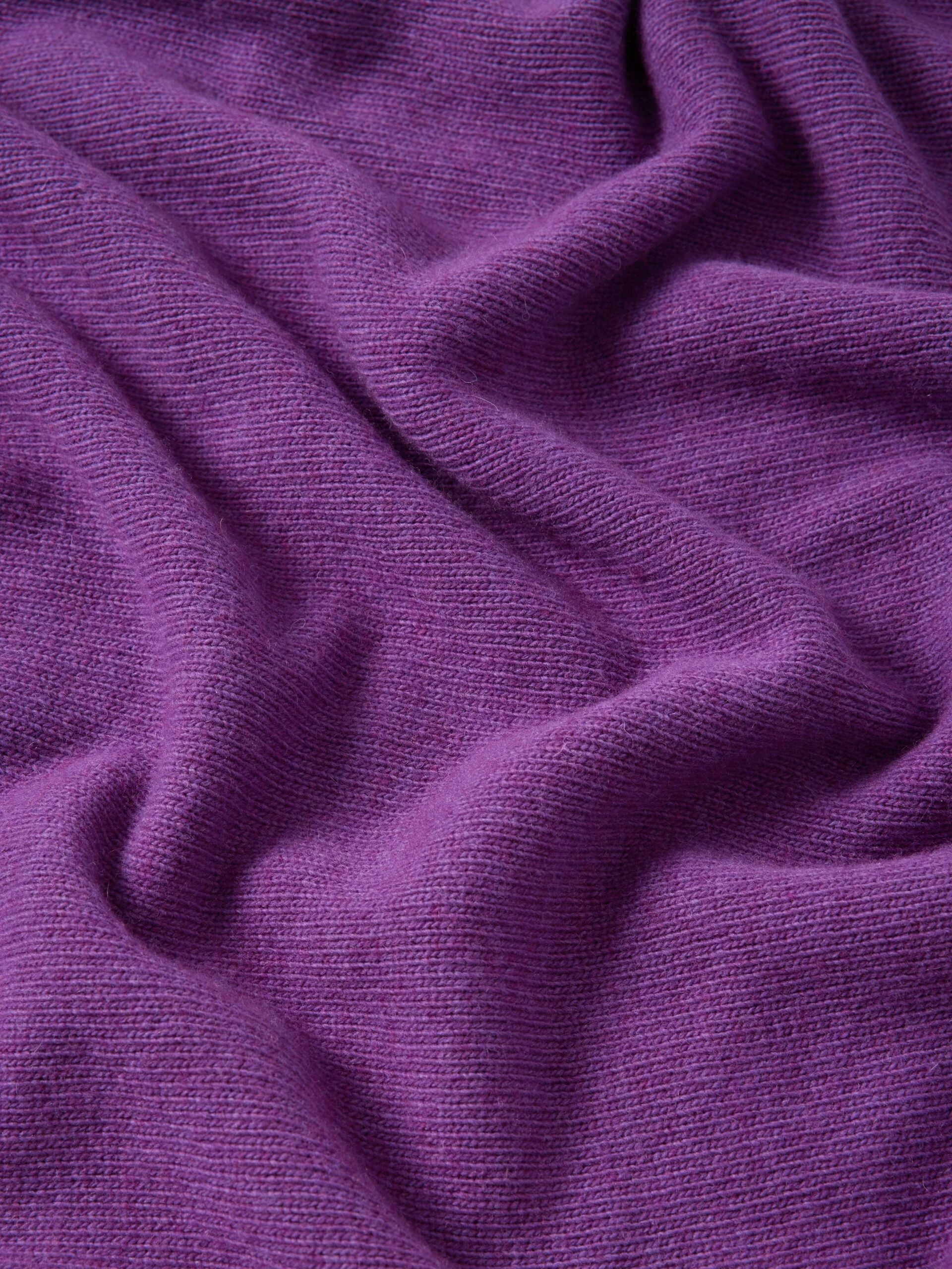 Wool Cashmere Blend Drape Poncho | Purple 6 Wool Cashmere Blend Drape Poncho | Purple - Image 6