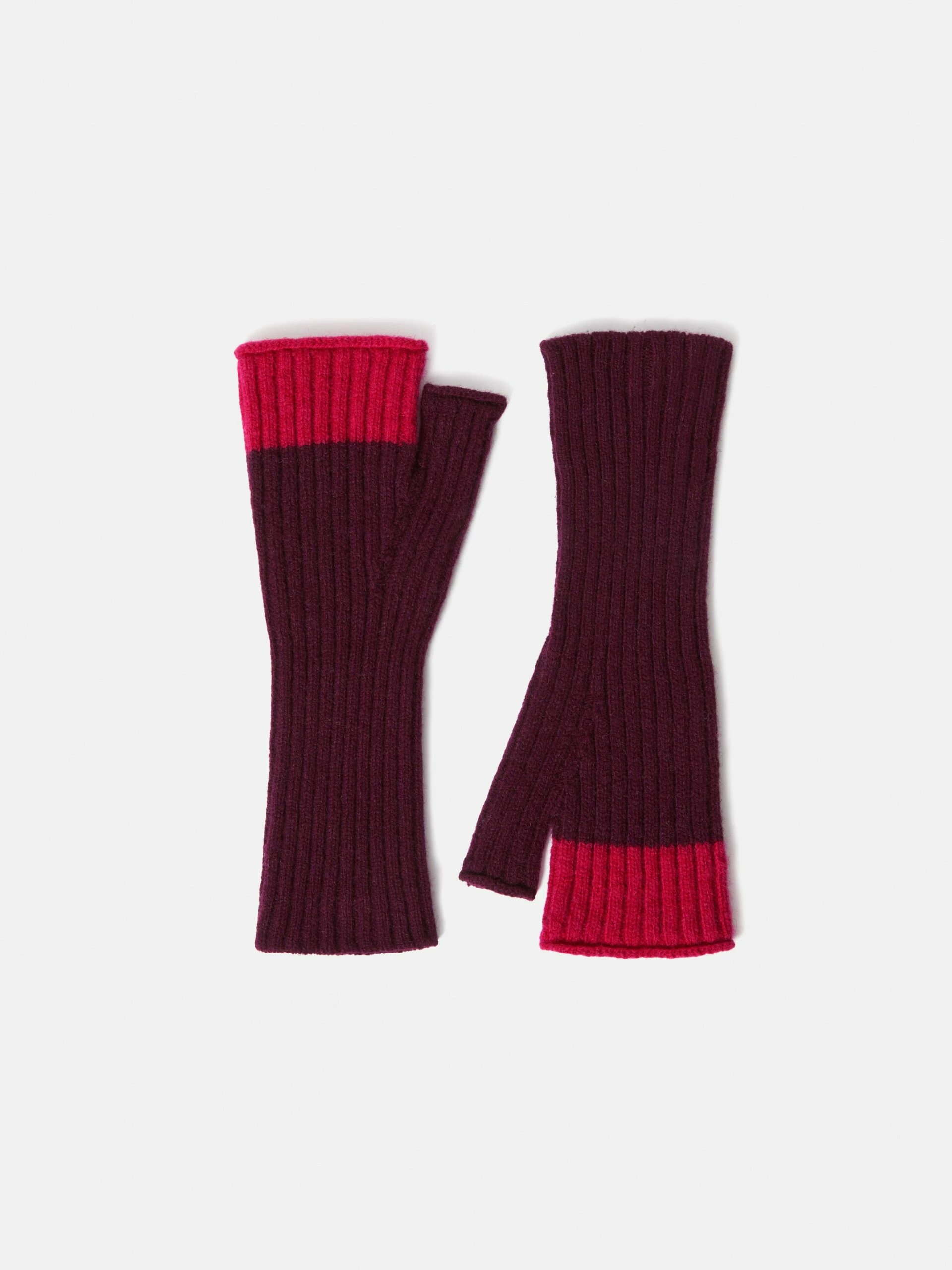 Ribbed Wool Mittens | Multi 1 Ribbed Wool Mittens | Multi