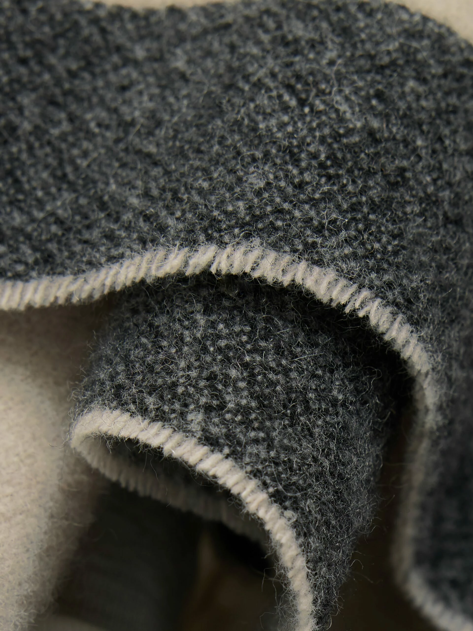 Striped Wool Blend Cape | Grey 8 Striped Wool Blend Cape | Grey - Image 8