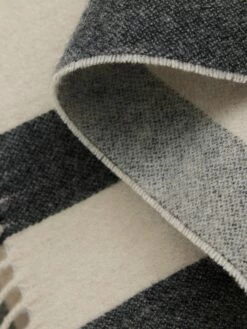 Striped Wool Blend Cape | Grey 19 Striped Wool Blend Cape | Grey -Jigsaw Shop J47352 GY000 8