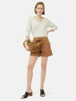 Patch Pocket Shorts | Tan 8 Patch Pocket Shorts | Tan -Jigsaw Shop J47403 CR020 2
