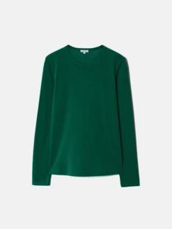 Supima Cotton Long Sleeve Tee | Nordic Pine -Jigsaw Shop J47438 GN211 STILL 10 1