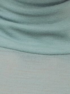 Wool Jersey Polo Neck Top | Blue -Jigsaw Shop J47455 BL000 10