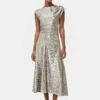 Sparkle Jersey Dress | Gold
