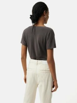 Drape Cowl Neck Top | Brown 10 Drape Cowl Neck Top | Brown -Jigsaw Shop J47492 BR000 5