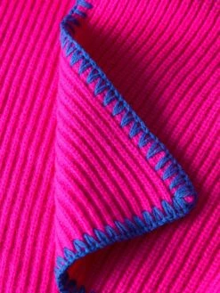 ROKSANDA Knit Blanket Scarf | Pink -Jigsaw Shop J47534 PI000 STILL 11