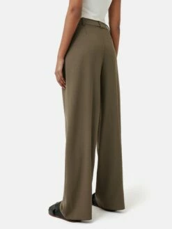 Fluid Twill Nik Trouser | Taupe -Jigsaw Shop J47563 CR013 5