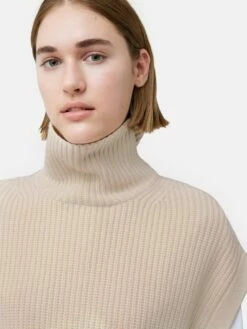 Merino Rib Side Tie Tabard | Cream 11 Merino Rib Side Tie Tabard | Cream -Jigsaw Shop J47571 CR000 7