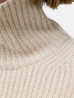 Merino Rib Side Tie Tabard | Cream 13 Merino Rib Side Tie Tabard | Cream -Jigsaw Shop J47571 CR000 8