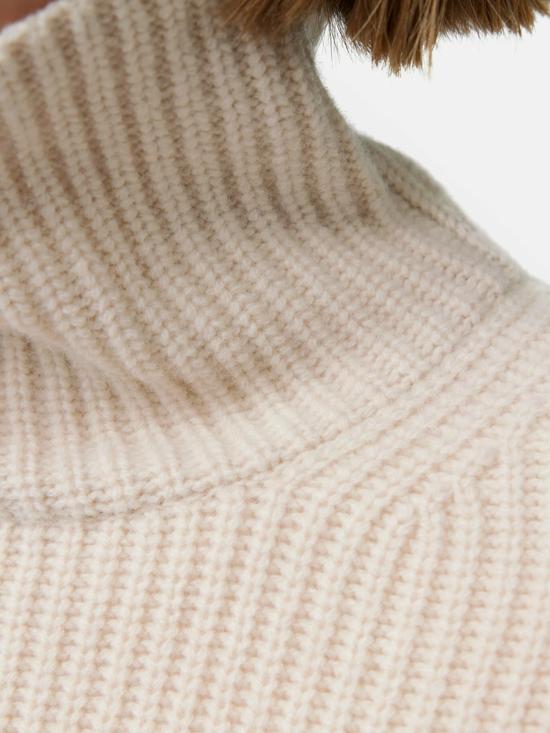 Merino Rib Side Tie Tabard | Cream 6 Merino Rib Side Tie Tabard | Cream - Image 6