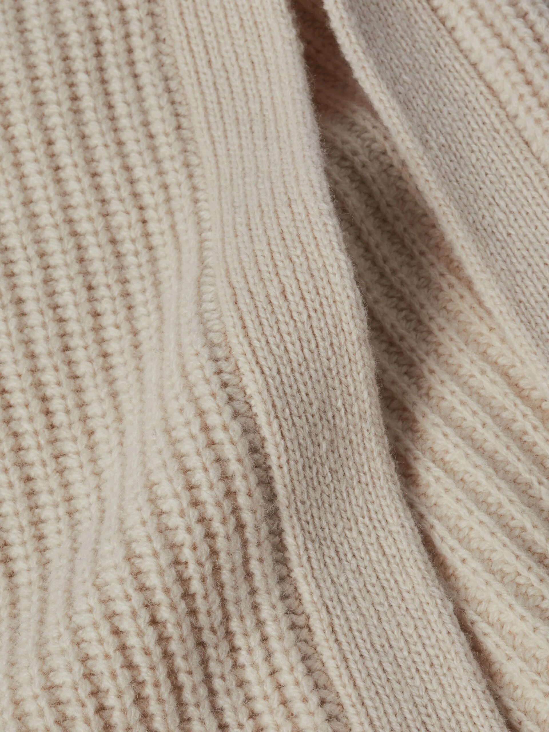 Merino Rib Side Tie Tabard | Cream 8 Merino Rib Side Tie Tabard | Cream - Image 8