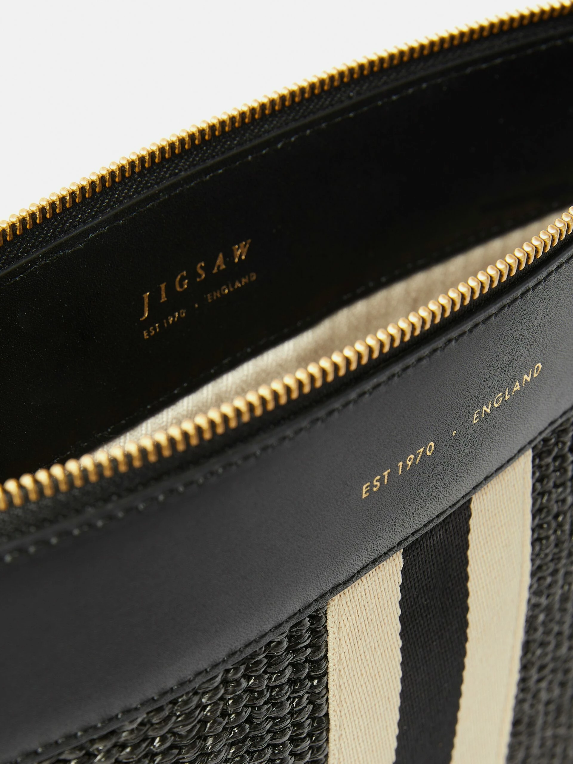 Athena Woven Pouch | Black 4 Athena Woven Pouch | Black - Image 4