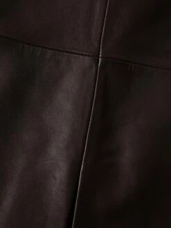 Leather Pencil Skirt | Oxblood -Jigsaw Shop J47606 RE034 STILL 11