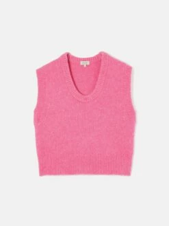 Alpaca Blend U Neck Tank | Pink -Jigsaw Shop J47661 PI000 STILL
