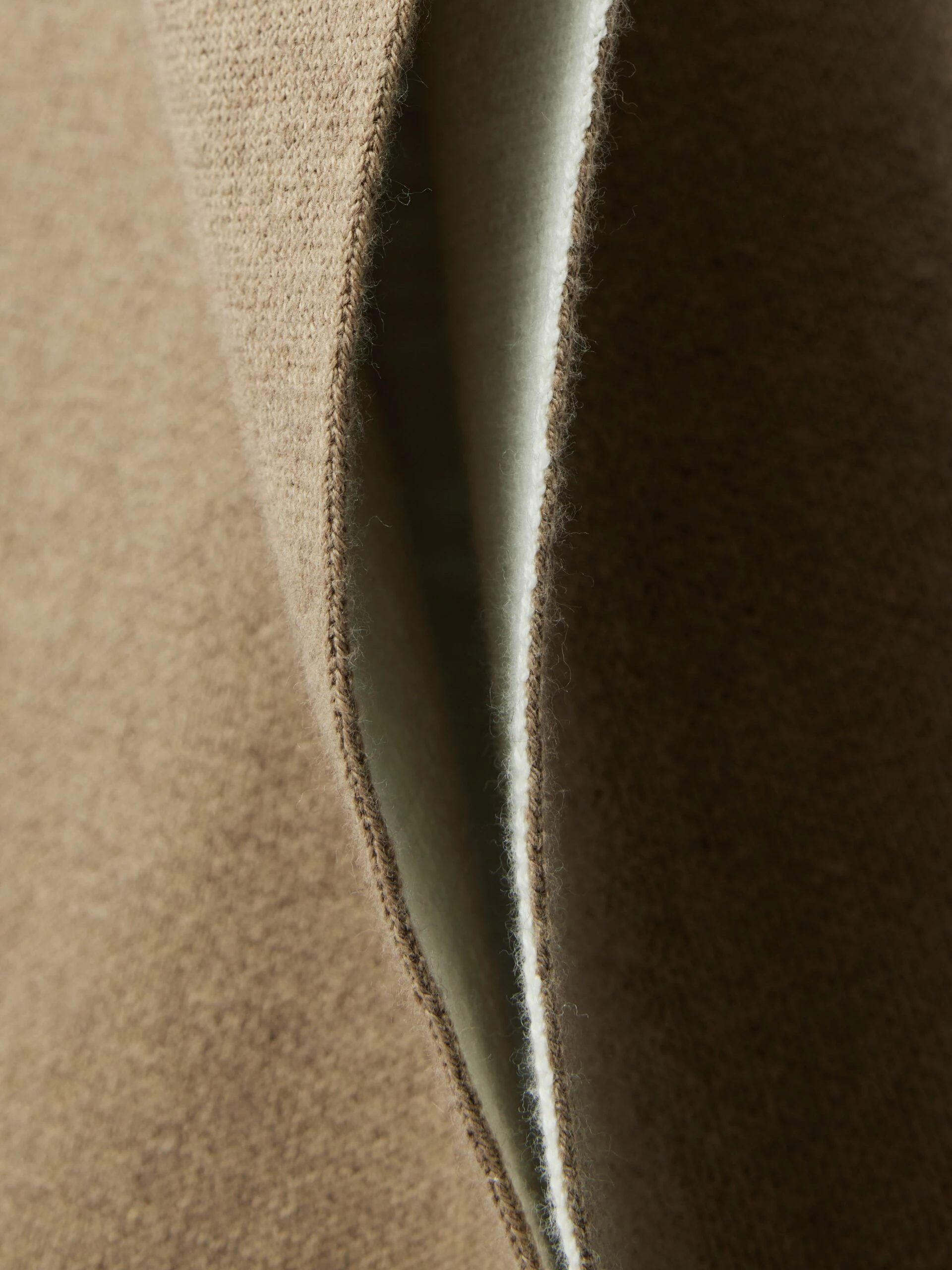 Reversible Cotton Blend Poncho | Camel 8 Reversible Cotton Blend Poncho | Camel - Image 8