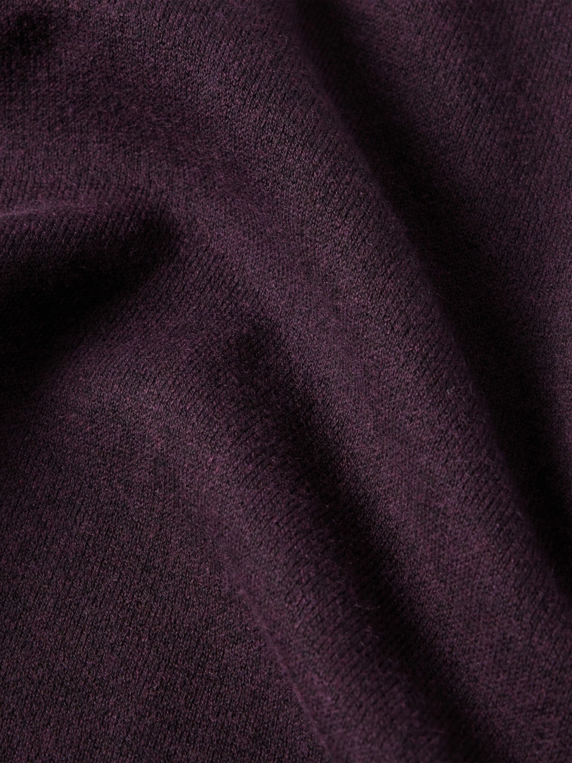Reversible Cotton Blend Poncho | Burgundy 7 Reversible Cotton Blend Poncho | Burgundy - Image 7