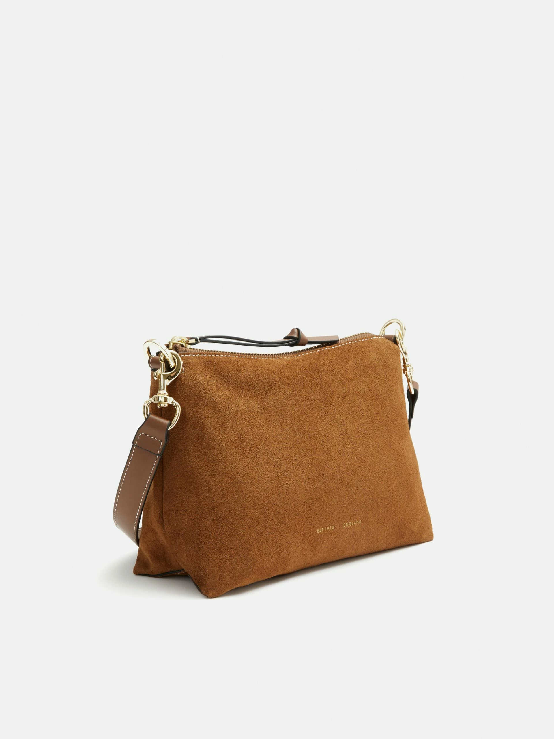 Ava Suede Cross Body | Tan 5 Ava Suede Cross Body | Tan - Image 5