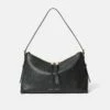 Trafalgar Leather Shoulder Bag | Black