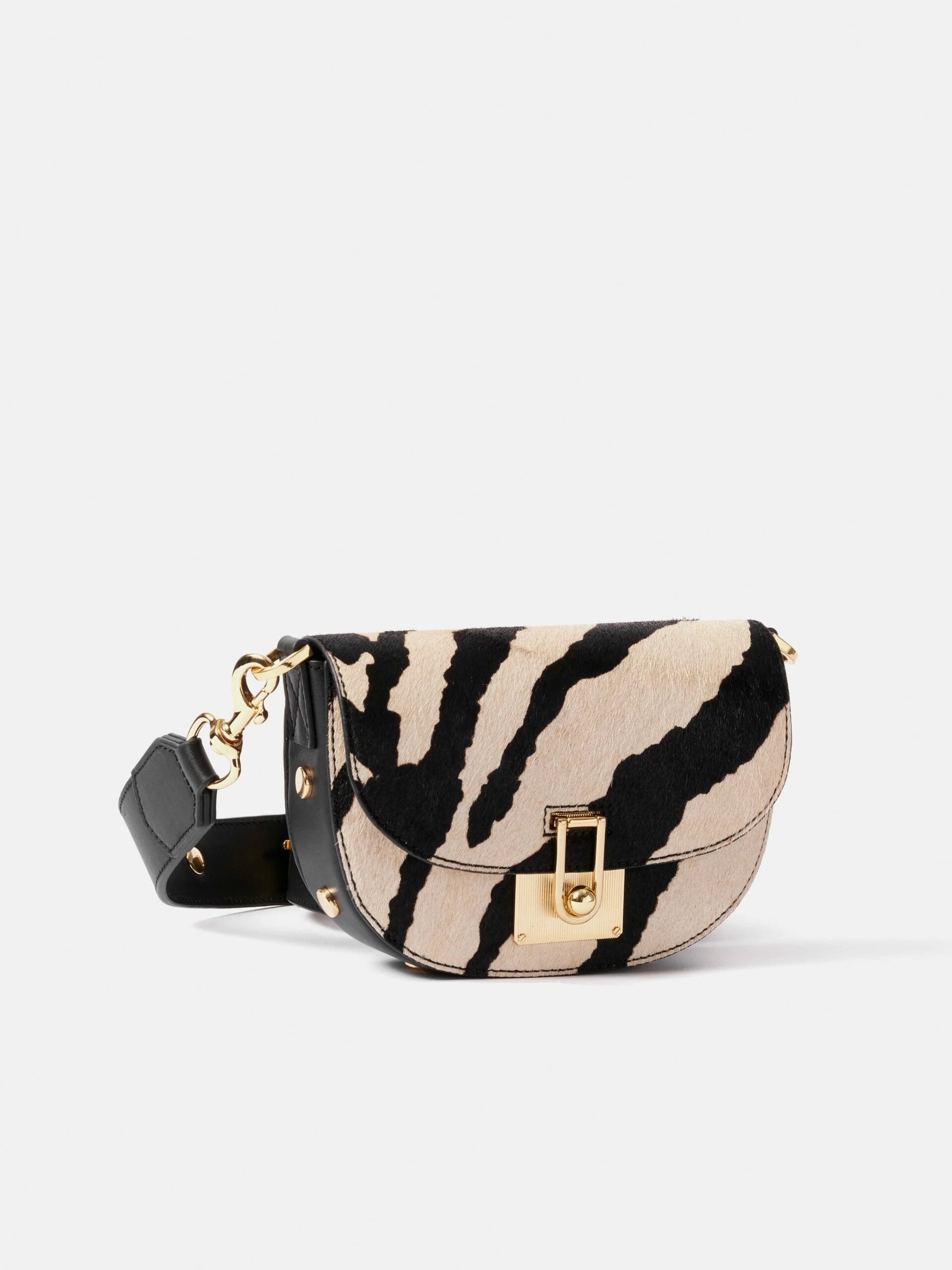 Denbigh Studded Leather Bag | Zebra 1 Denbigh Studded Leather Bag | Zebra