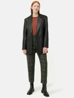 Nevis Tartan Check Trouser | Green 9 Nevis Tartan Check Trouser | Green -Jigsaw Shop J47720 GN000 2